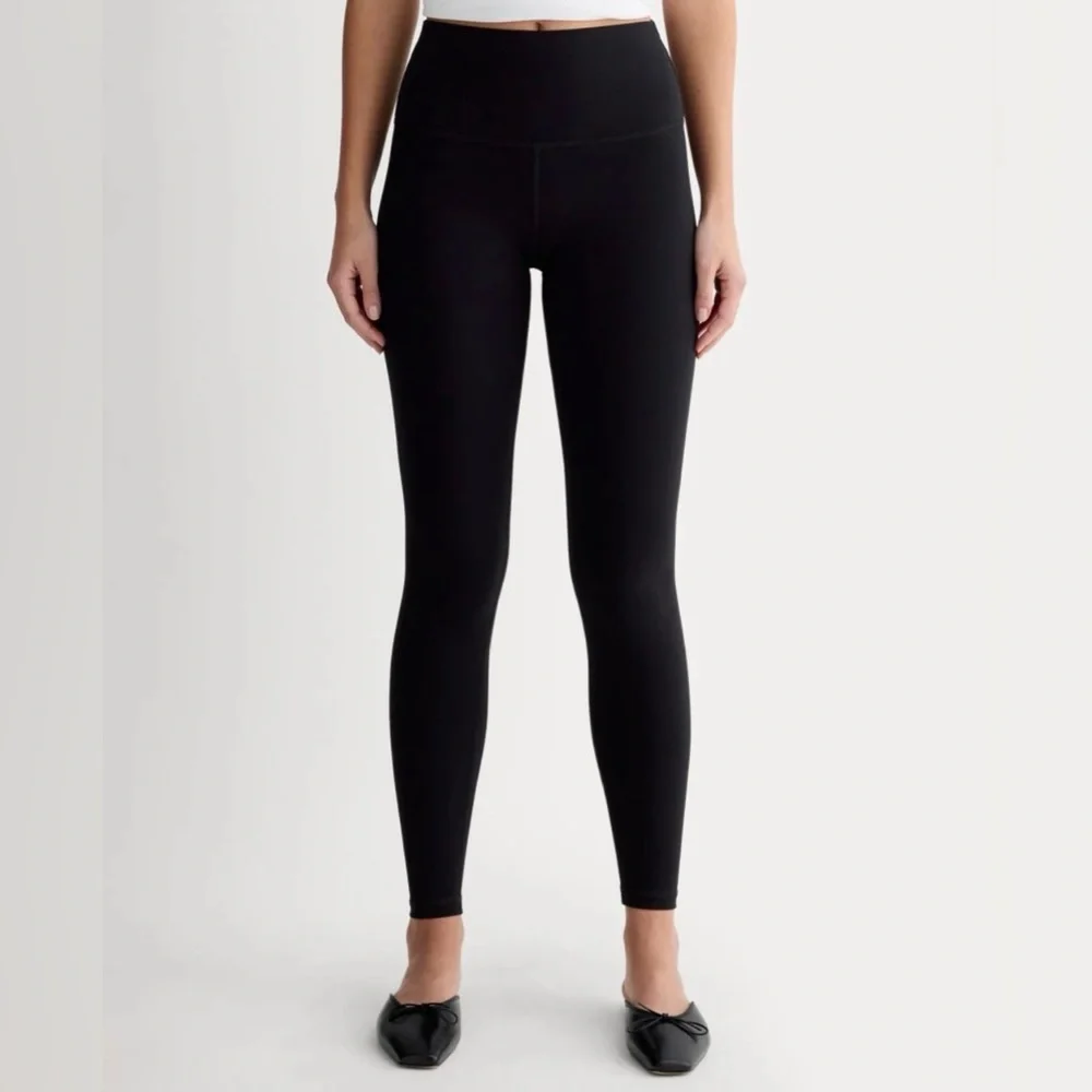 Everlane Black High-Waist Leggings - Picture 1 of 6